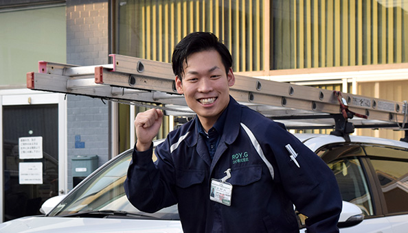 駆けつけている様子